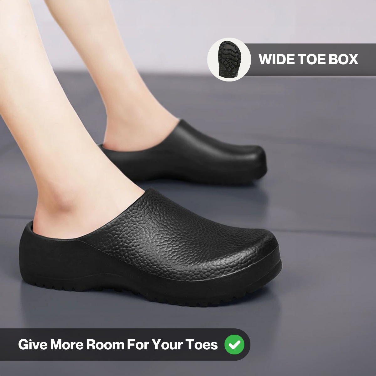 Solara - Comfortable & Supportive Non-Slip Clogs (Unisex) (BOGO)