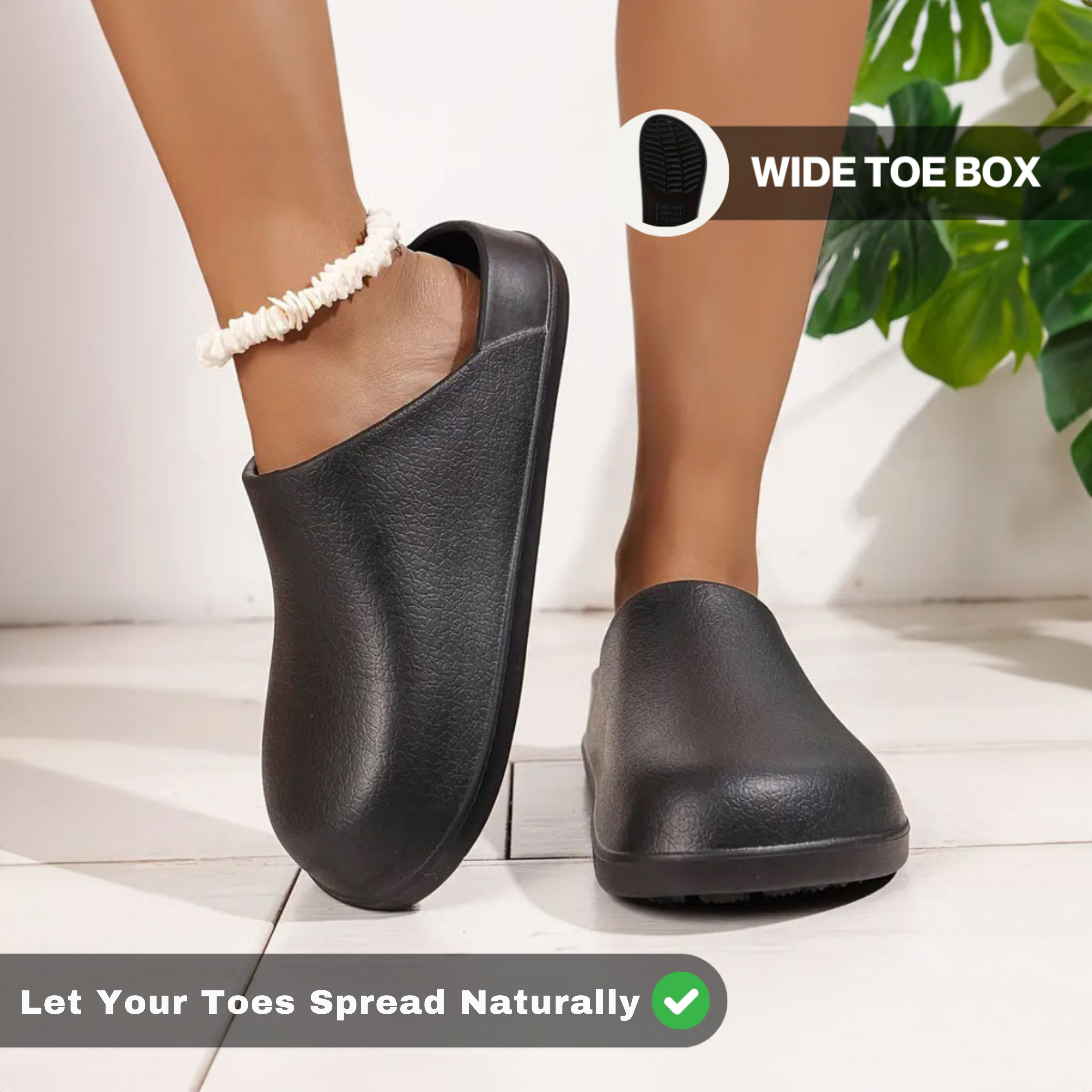 Cedar - Healthy & Non-Slip Comfort Clogs (Unisex) (BOGO)
