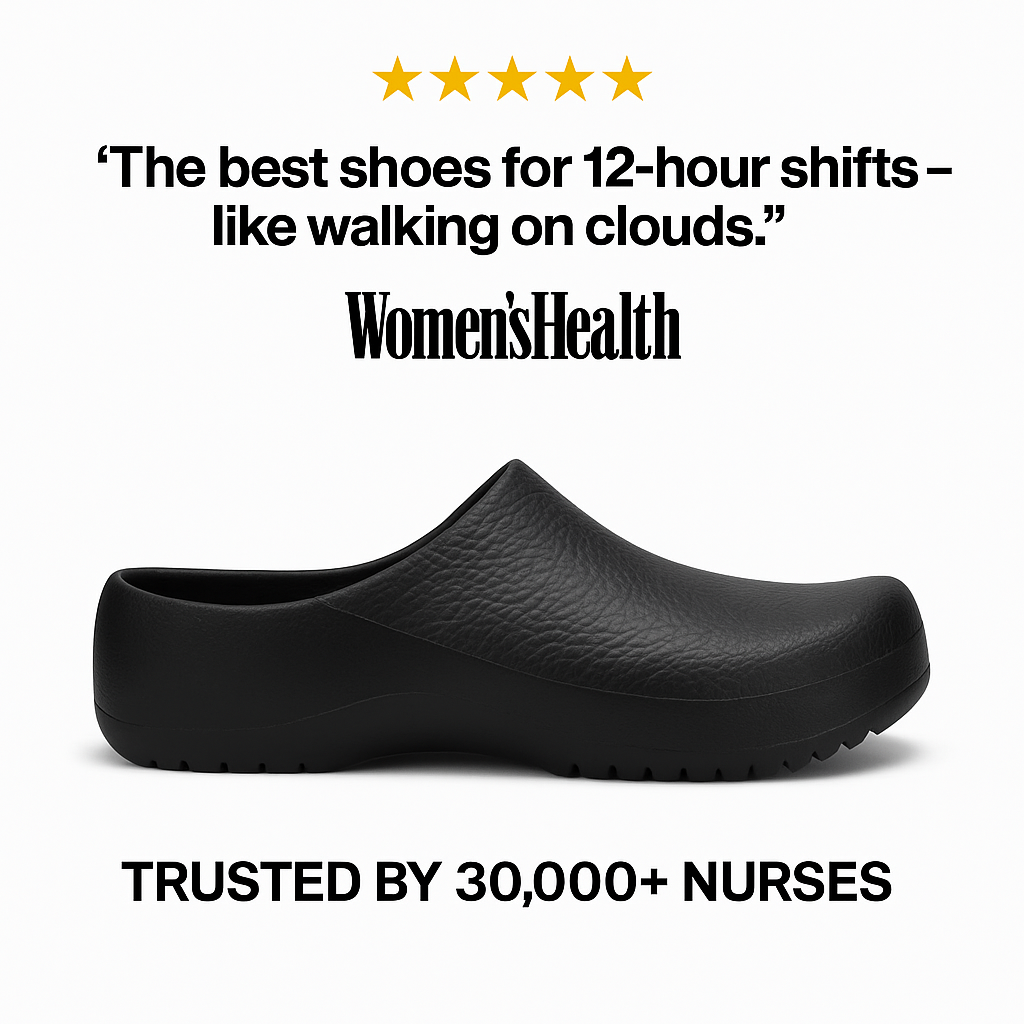 Solara - Comfortable & Supportive Non-Slip Clogs (Unisex) (BOGO)